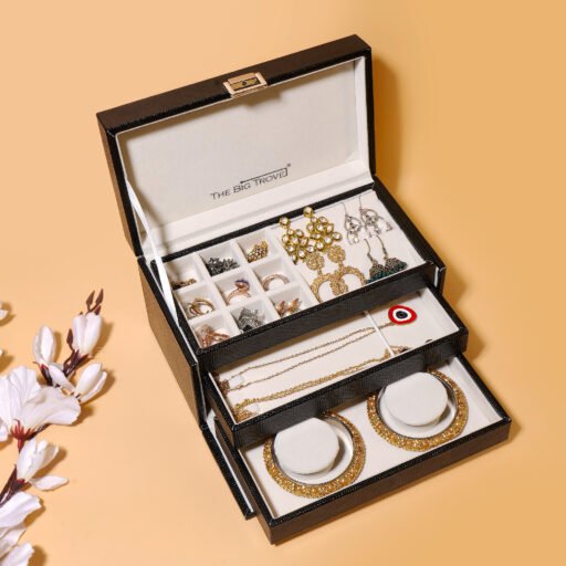 Premium Jewellery Box with 3 Trays