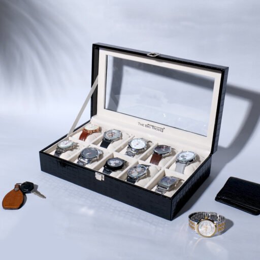 10 Slot Watch Box Glass