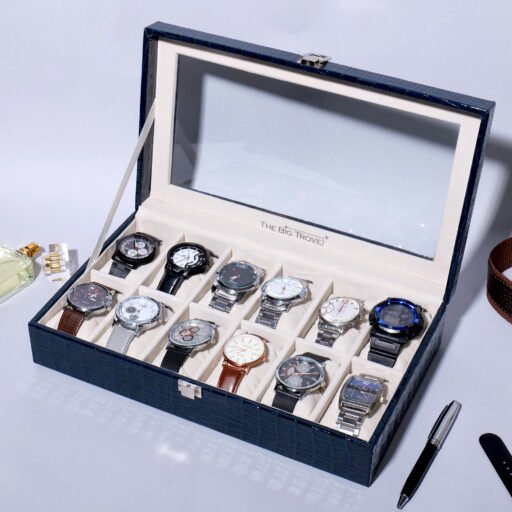 12 Slot Watch Box Glass