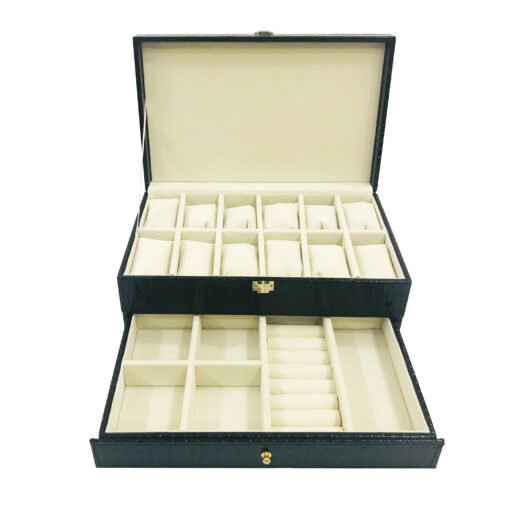 Watch Box With Drawer- 12 Slot