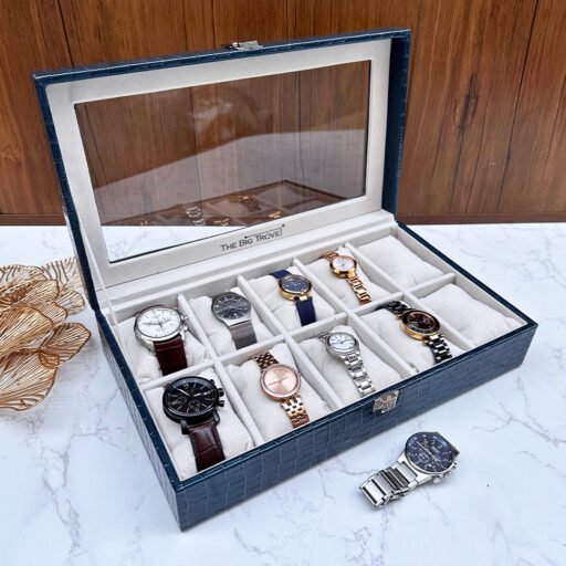 10 Slot Watch Box Glass