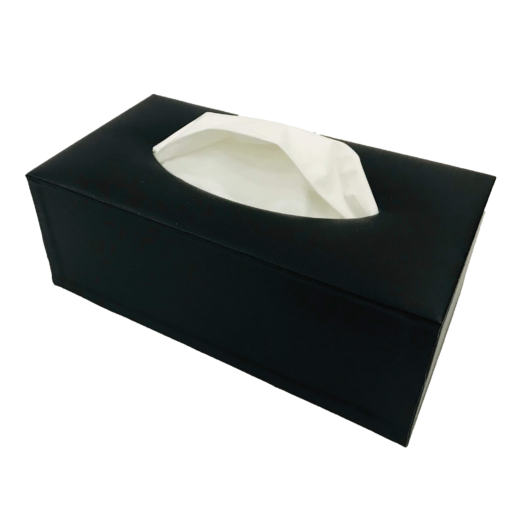 Rectangular Leather Tissue Box