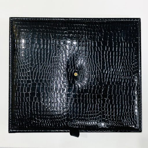 Premium Leather trays with Black Interiors