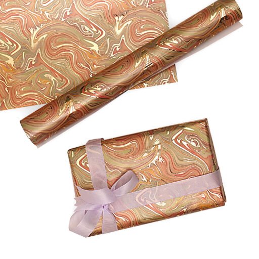 Abstract Gold Gift Wrapping Paper