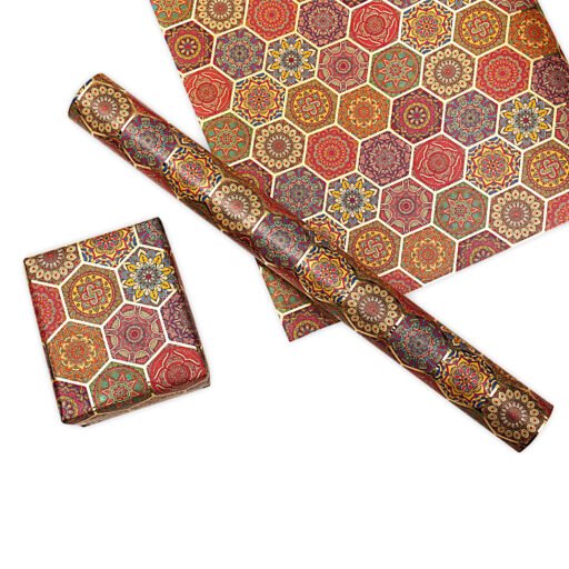 Vibrant Hexa Gift Wrapping Paper