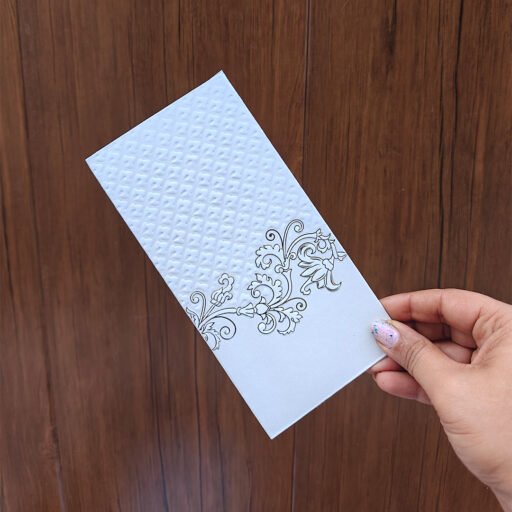 White Self Texture Envelop