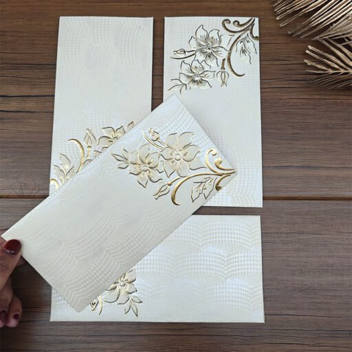 Self Gold Flower Envelope