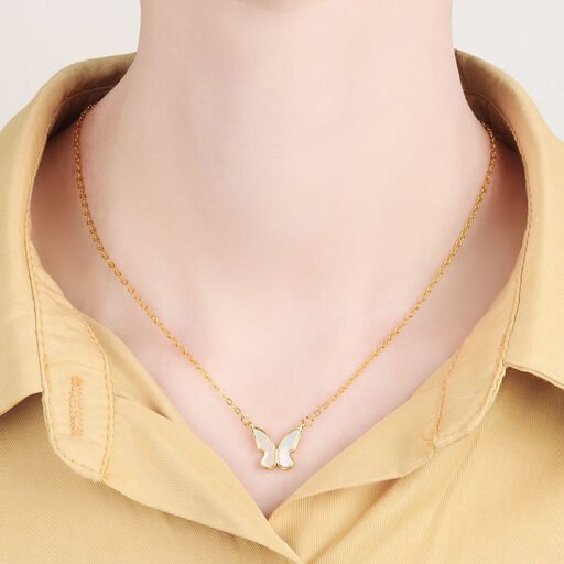 Cute Butterfly Necklace Chain